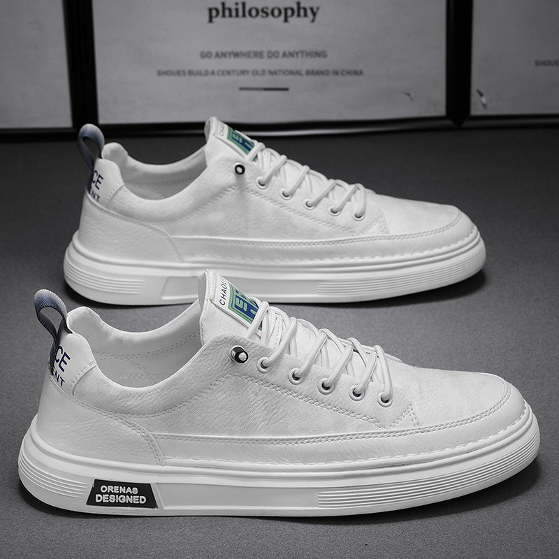 Men's Low-Top Slip-On Sneakers with Injection-Moulded Sole
