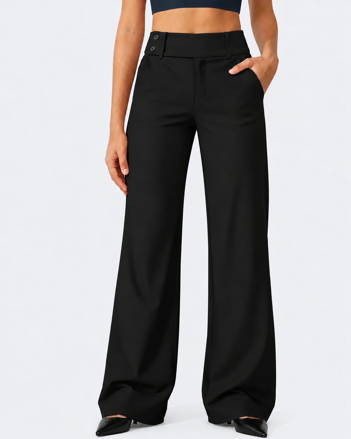 Everyday Stretch Trousers | High Waist & All-Day Comfort