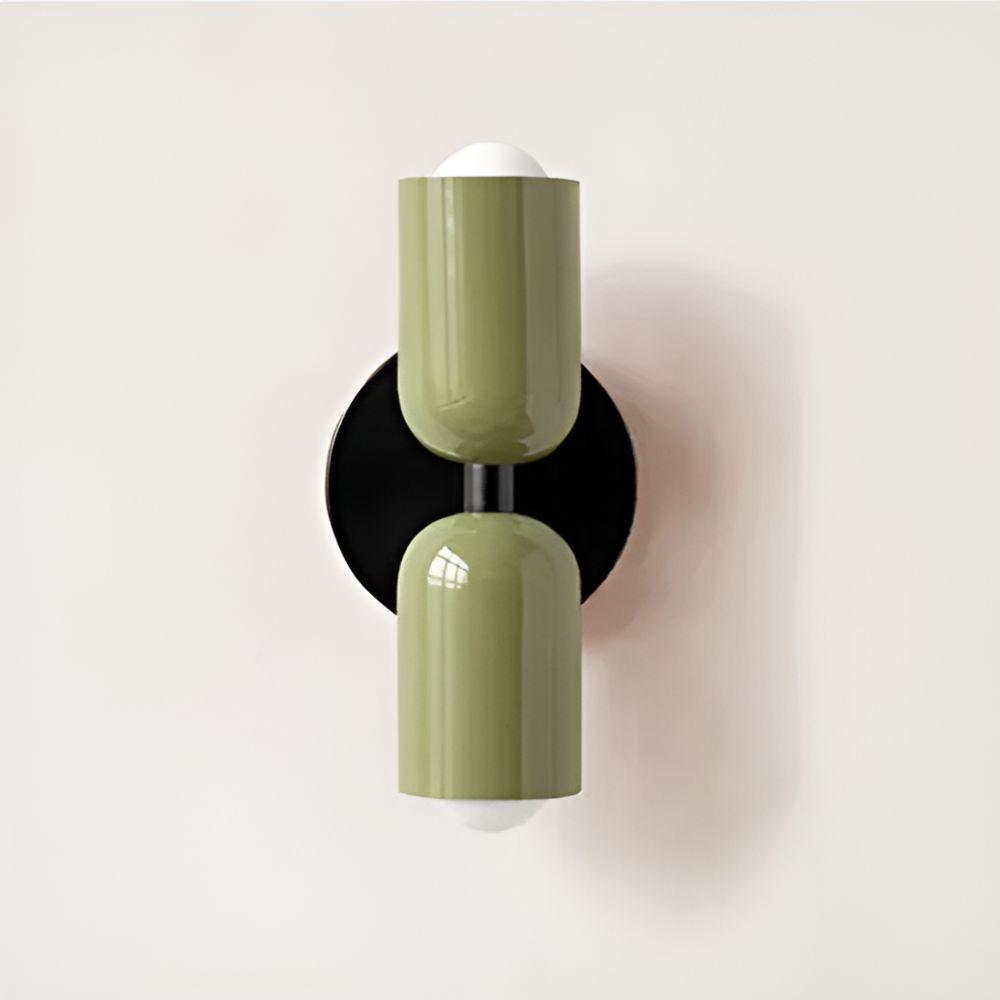 Hardwired LED Wall Lamp Contemporary Dual-Glow Design