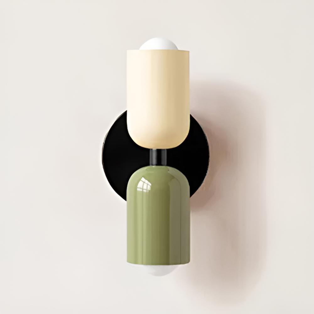 Hardwired LED Wall Lamp Contemporary Dual-Glow Design