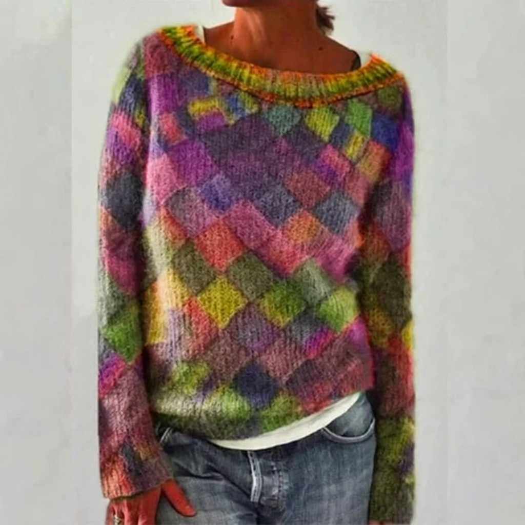 Cozy Crew Neck Sweater – Women’s