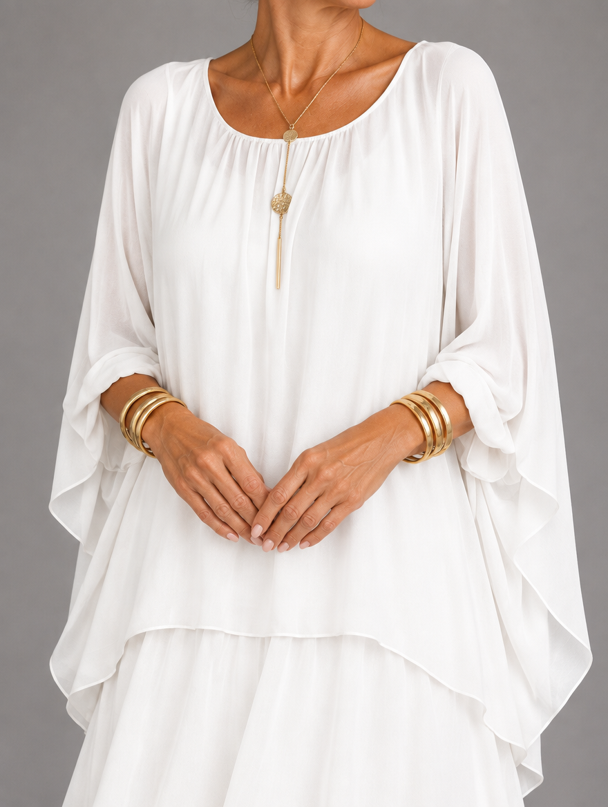 Elegant, flowing maxi dress