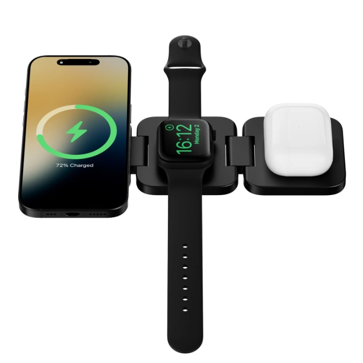 3-in-1 Foldable Magnetic Wireless Charging Station - Qi2