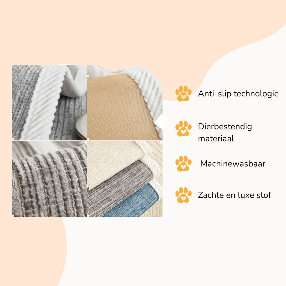 Non-Slip Protective Sofa Cover - Washable & Water-Repellent