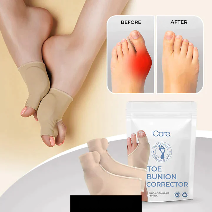 Toe Separators for Bunions with Gel Cushion Pad and Elastic Sleeve