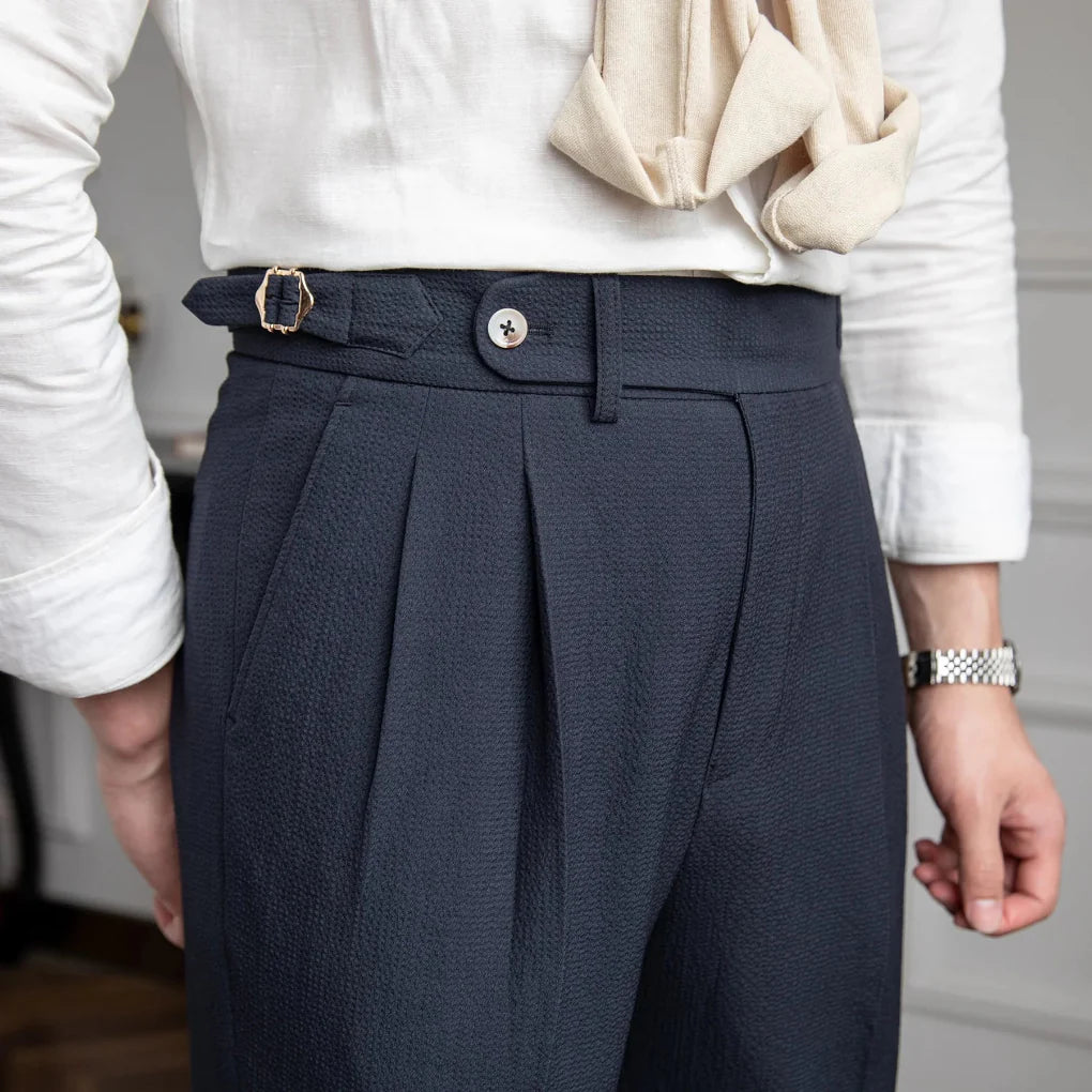 Men’s Modern Business Trousers – Clean Look with Relaxed Fit