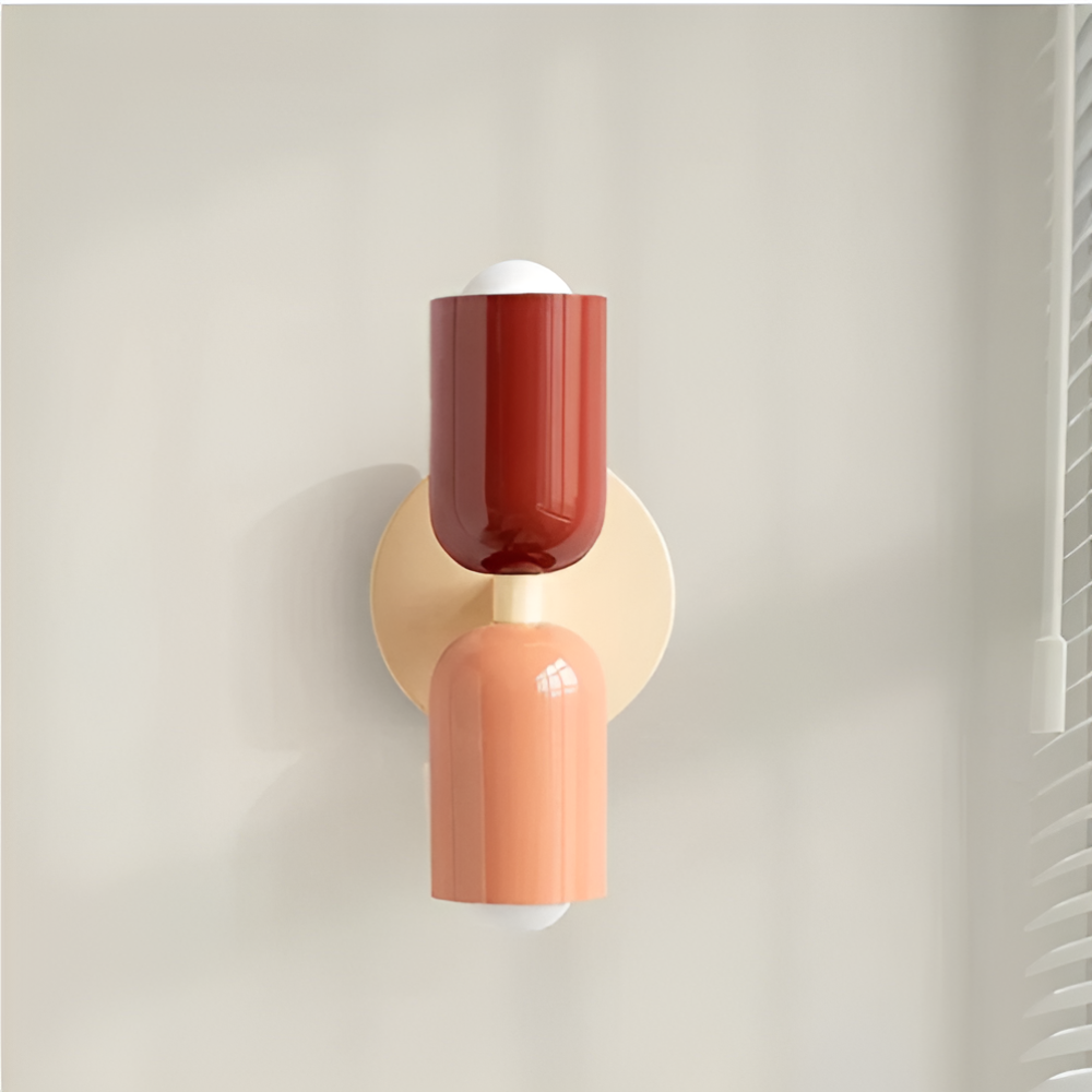 Hardwired LED Wall Lamp Contemporary Dual-Glow Design