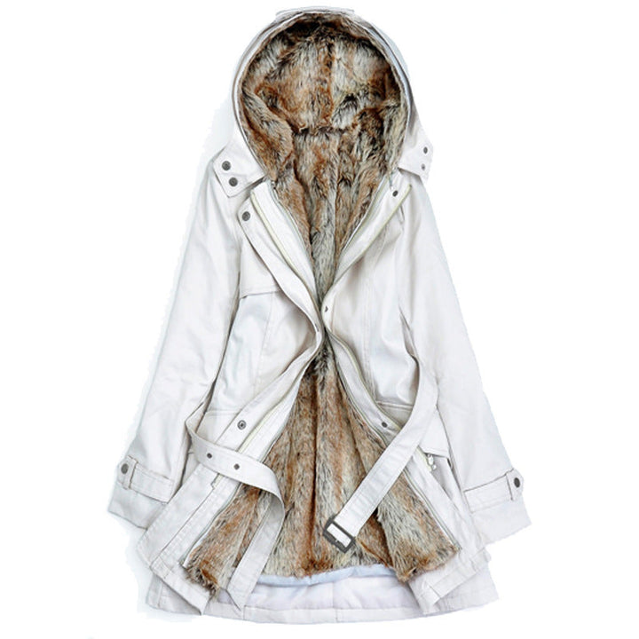 Ladies Long Winter Parka with Soft Lining of Chic and Style