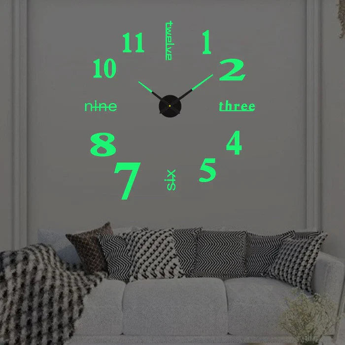 Modern Silent Home Wall Clock Decorative Design
