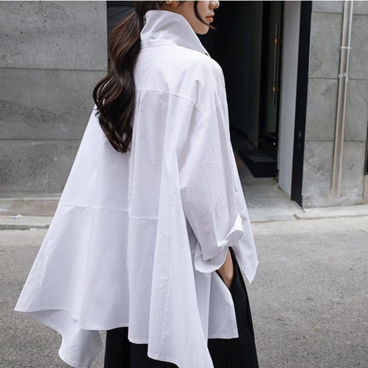 Women's Oversized Blouse with Structured Cut and Fashionable Sleeves Chic und Stil