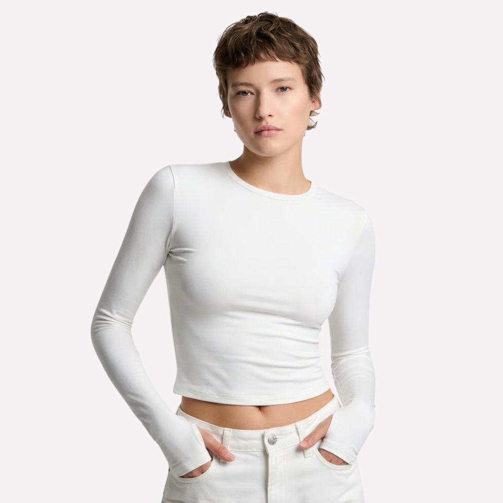 Women’s Long Sleeve Crop Top