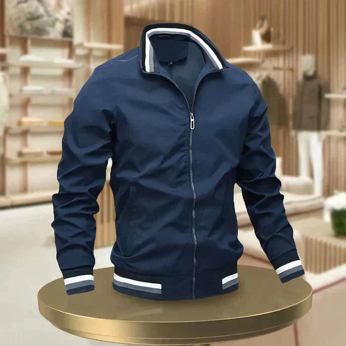 comfortable Men’s Jacket with Zipper for Everyday Comfort