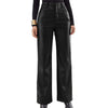 SleekEdge High-Waist Leather Pants for Women