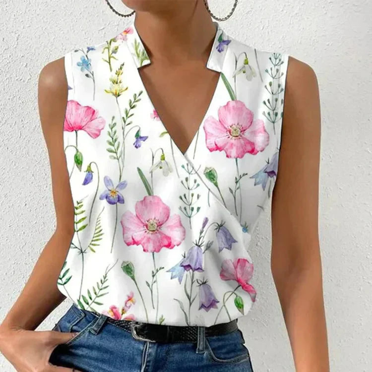 Chic Sleeveless Women's Top