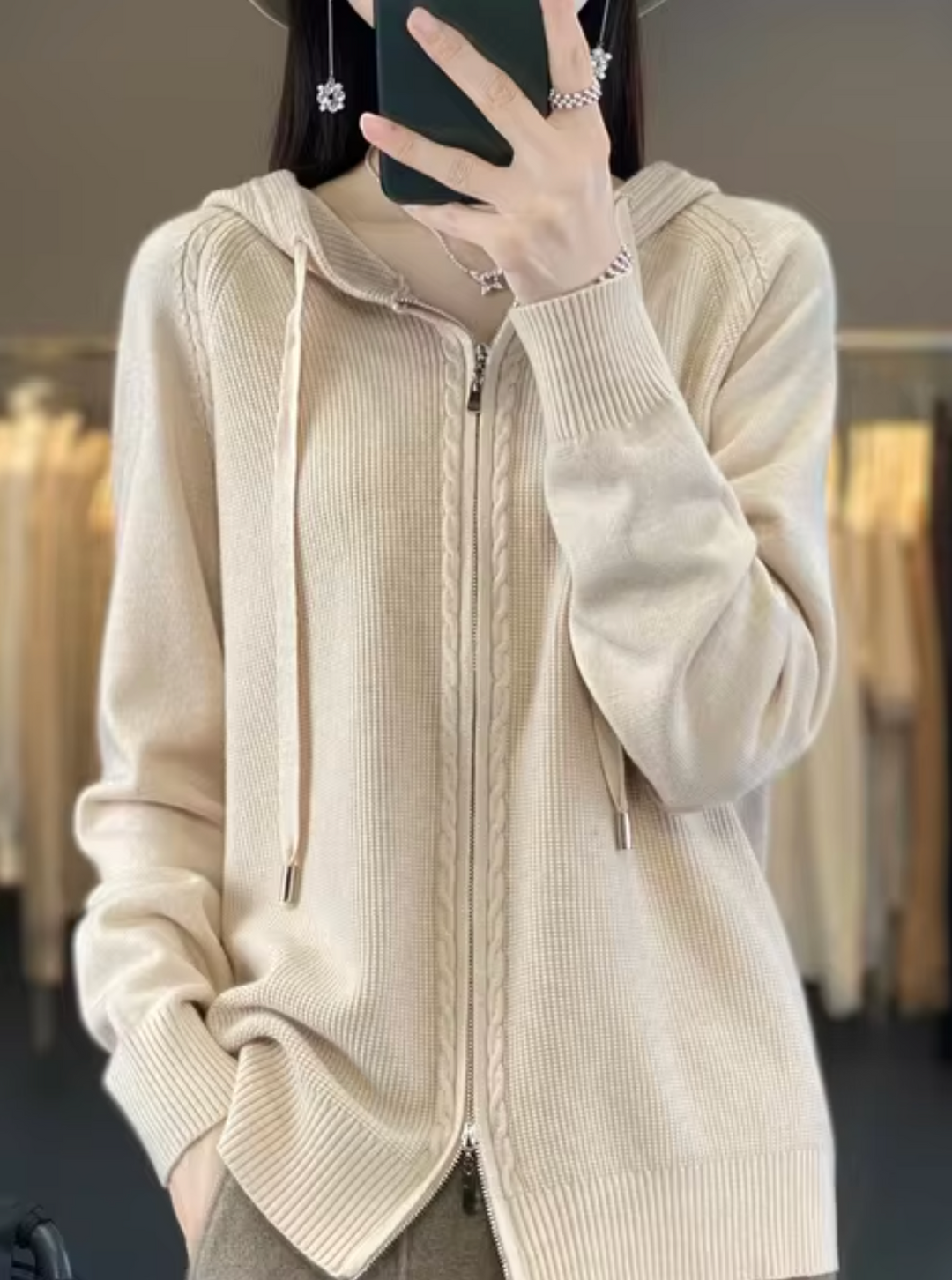Chic und Stil | Hooded cardigan