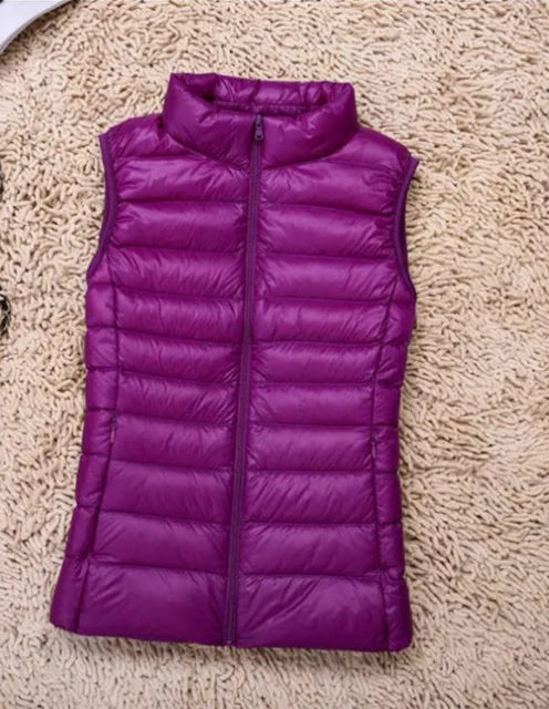 Women's Ultra Light Down Vest Warm & Lightweight
