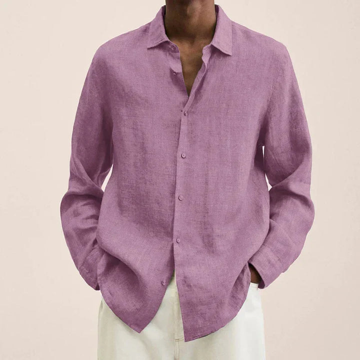 Lune London | Long Sleeve Linen Shirt for Men