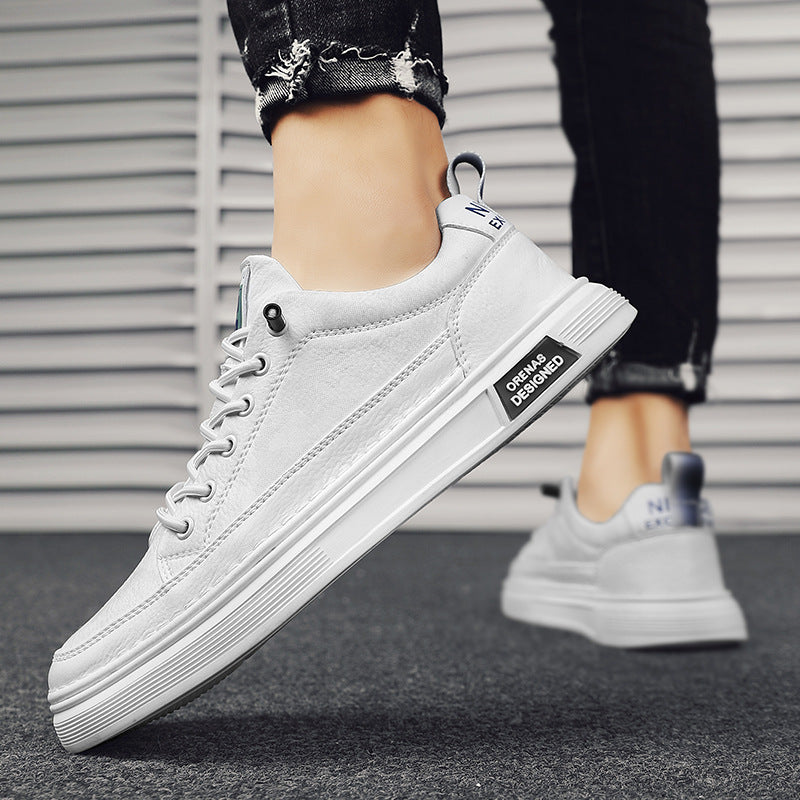 Men's Low-Top Slip-On Sneakers with Injection-Moulded Sole