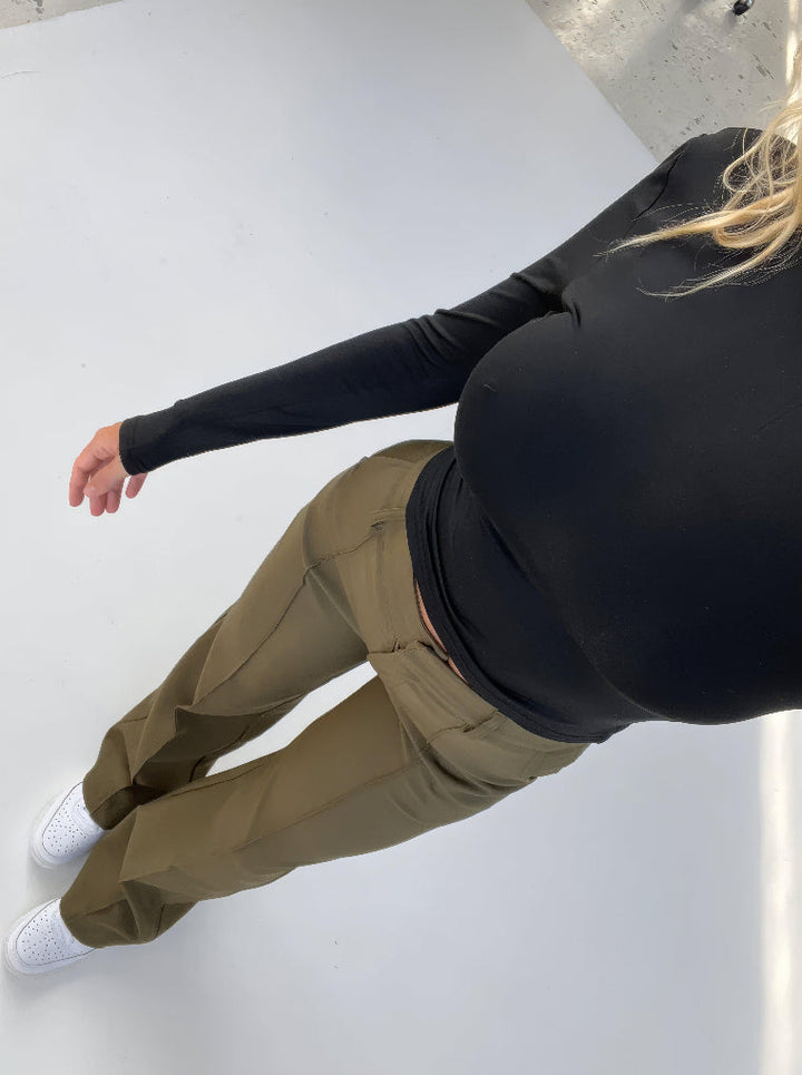 Women's High Waisted Wide Leg Trousers