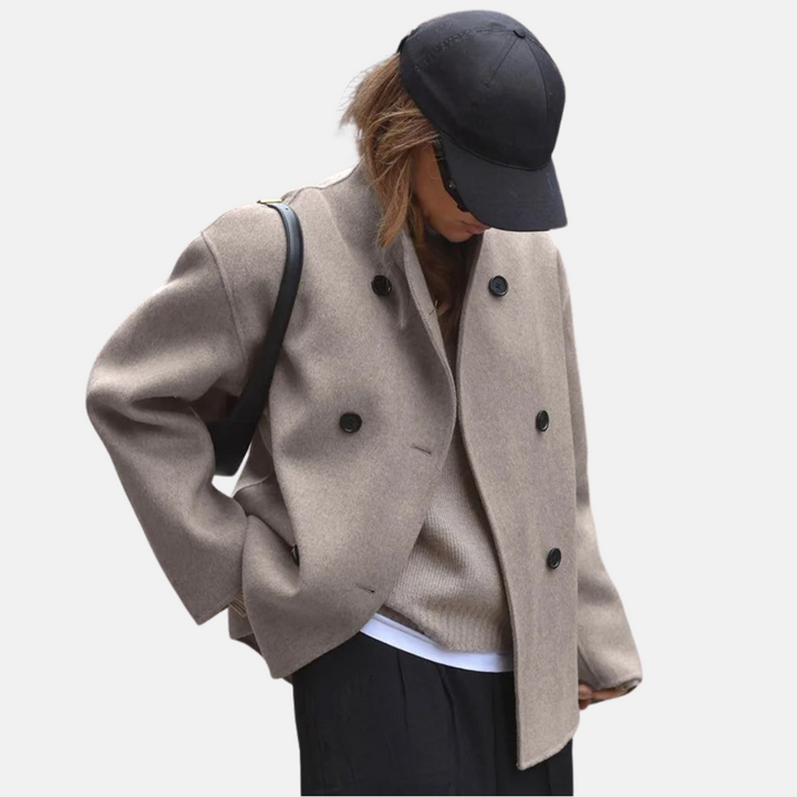 Vintage Wool-like Coat for Women