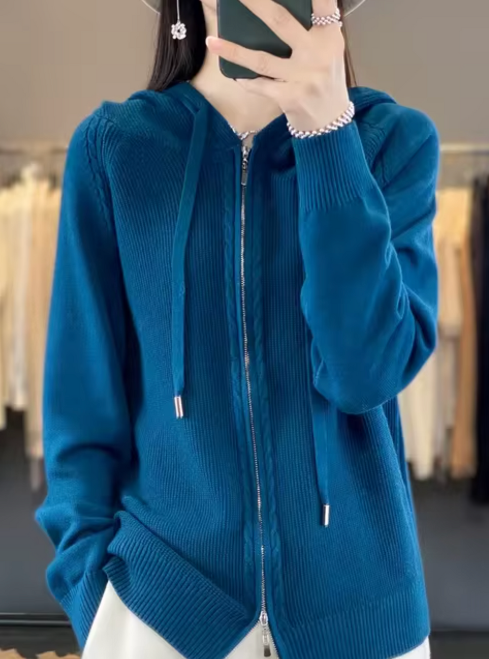 Chic und Stil | Hooded cardigan