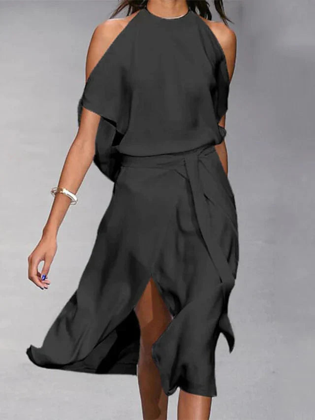 Draped Elegance Dress