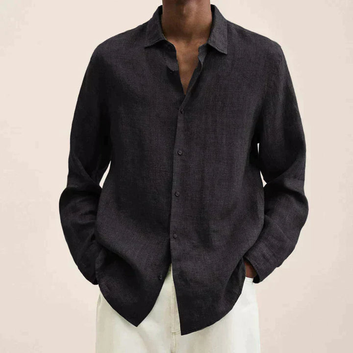 Lune London | Long Sleeve Linen Shirt for Men