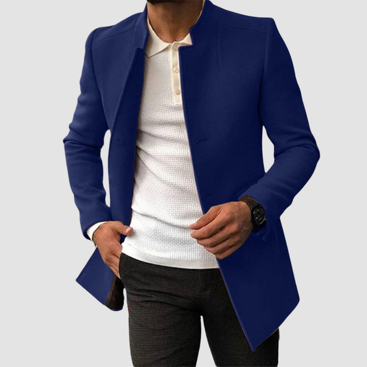 Classic Long Men's Coat Timeless Elegance for Every Season