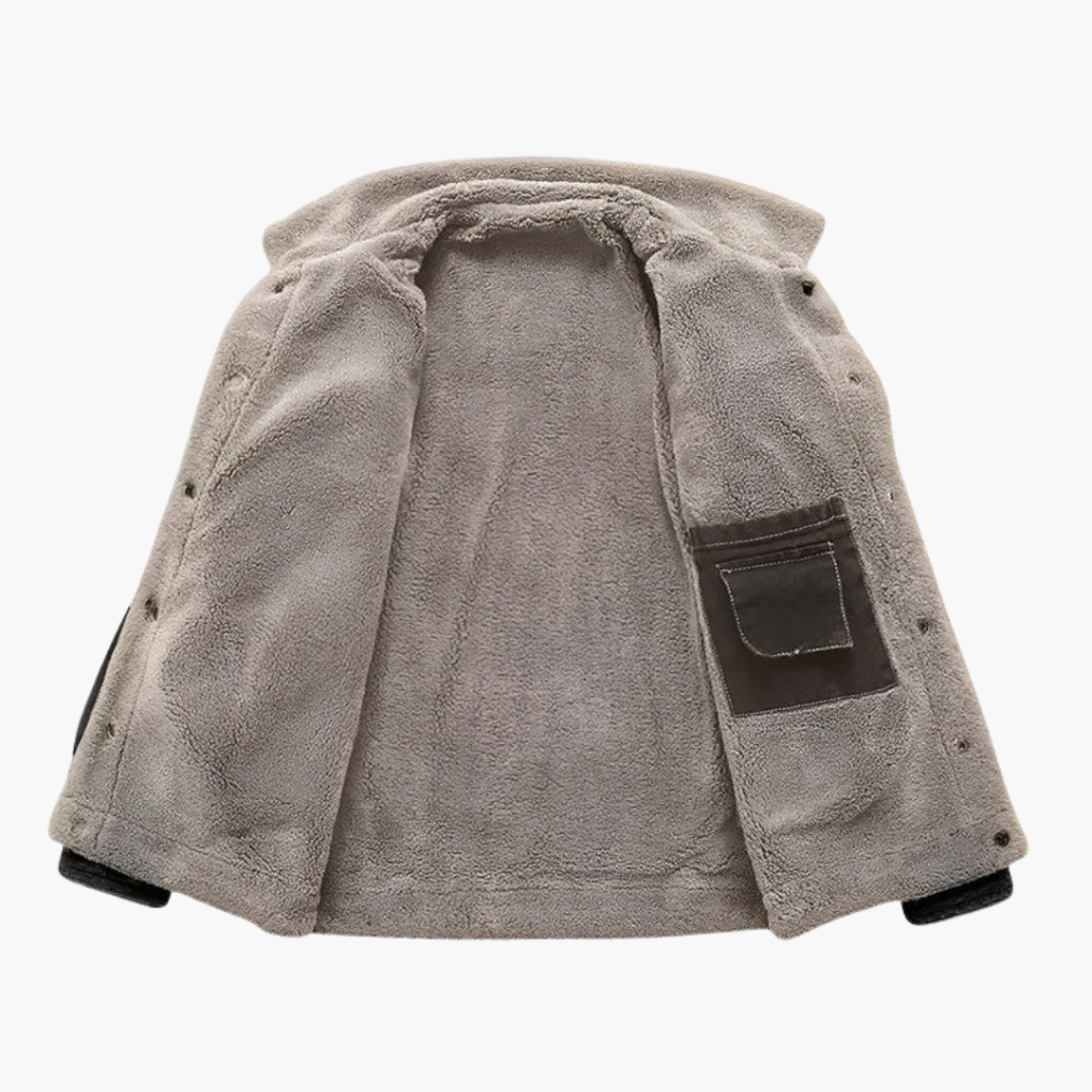 Men’s Fleece-Lined Denim Jacket