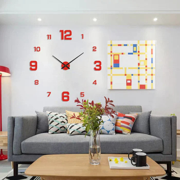Modern Silent Home Wall Clock Decorative Design