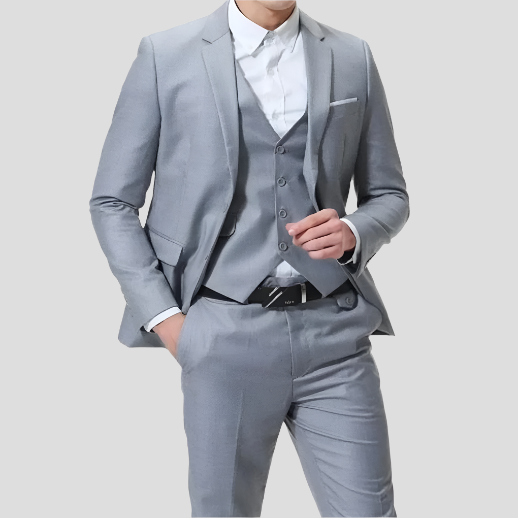 Men’s Black Three Piece Suit