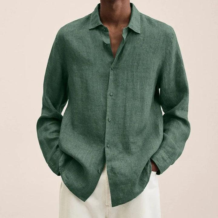 Lune London | Long Sleeve Linen Shirt for Men