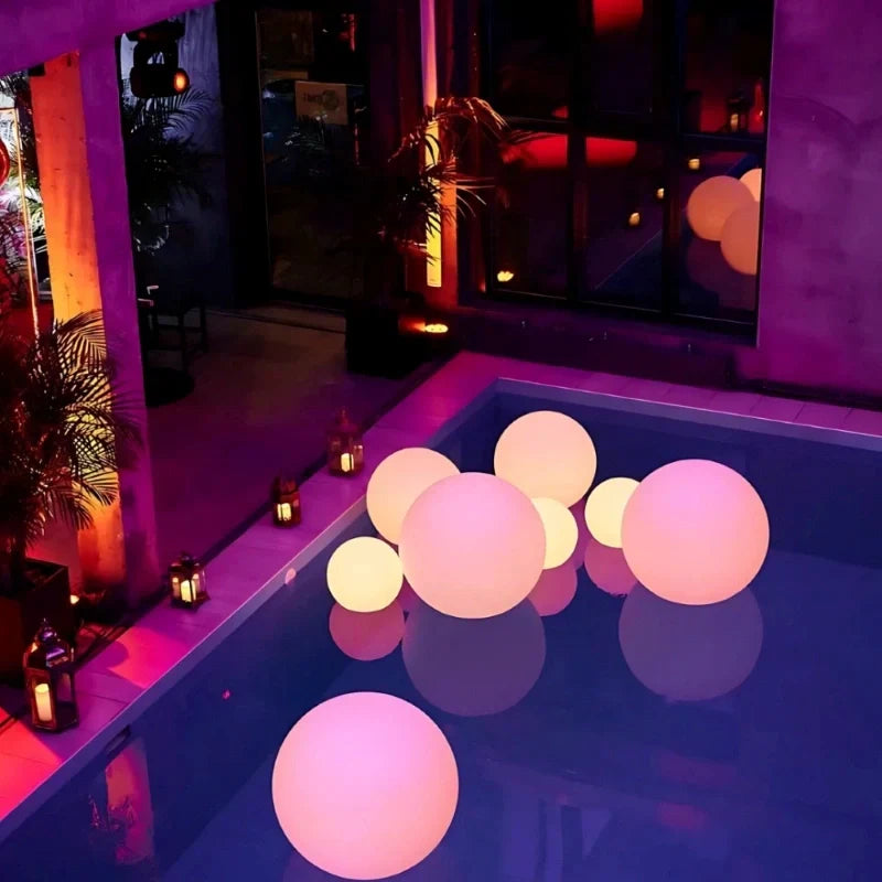 Spherical Garden Light Colour‑Changing LED