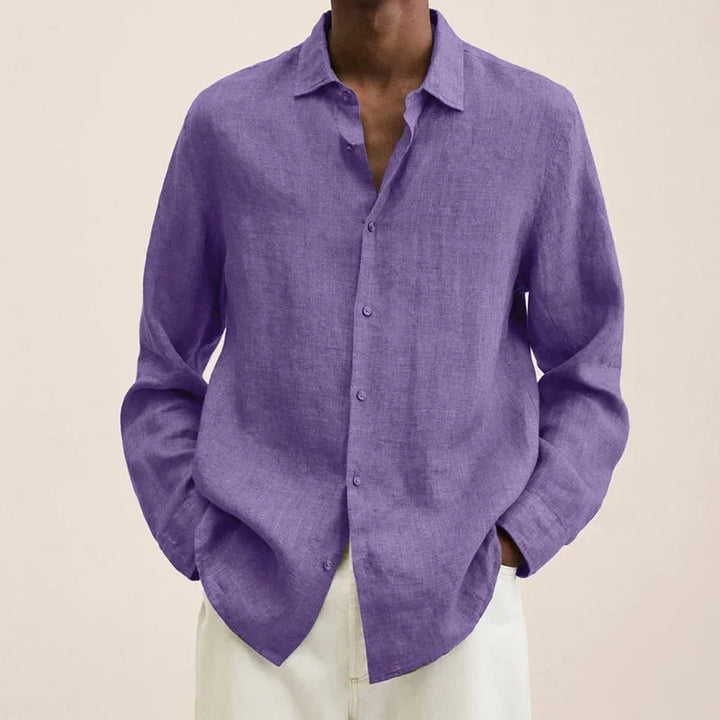 Lune London | Long Sleeve Linen Shirt for Men