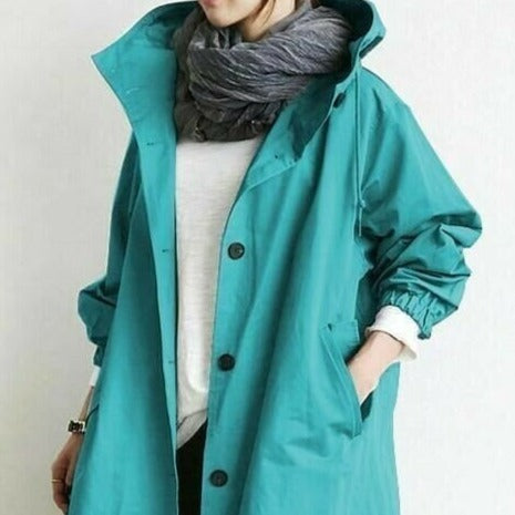 Lune London | Rain jacket with hood - Waterproof - Oversized windbreaker