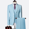 Men's Three-Piece Slim Fit Suit