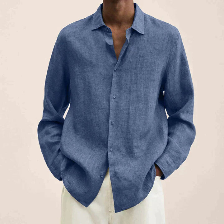 Lune London | Long Sleeve Linen Shirt for Men