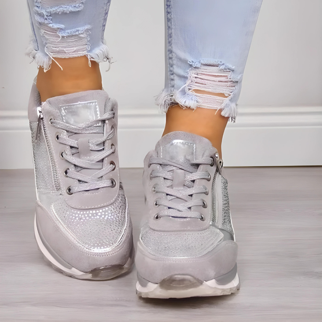 Cushioned Arch-Support Sneakers for Women