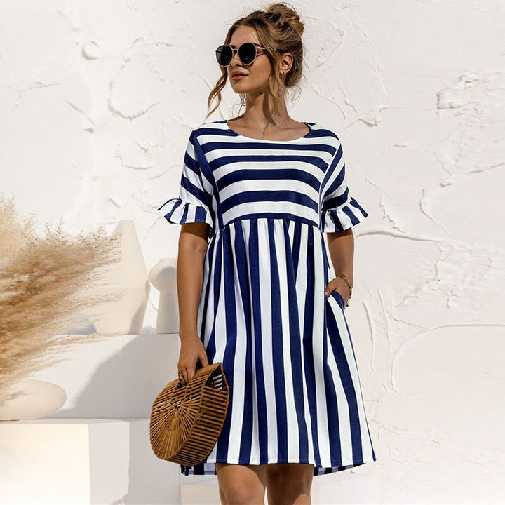 Elegant Maxi Dress with Long Sleeves