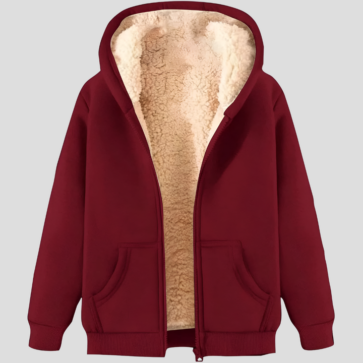 Warmth Men’s Fleece-Lined Winter Hoodie Jacket