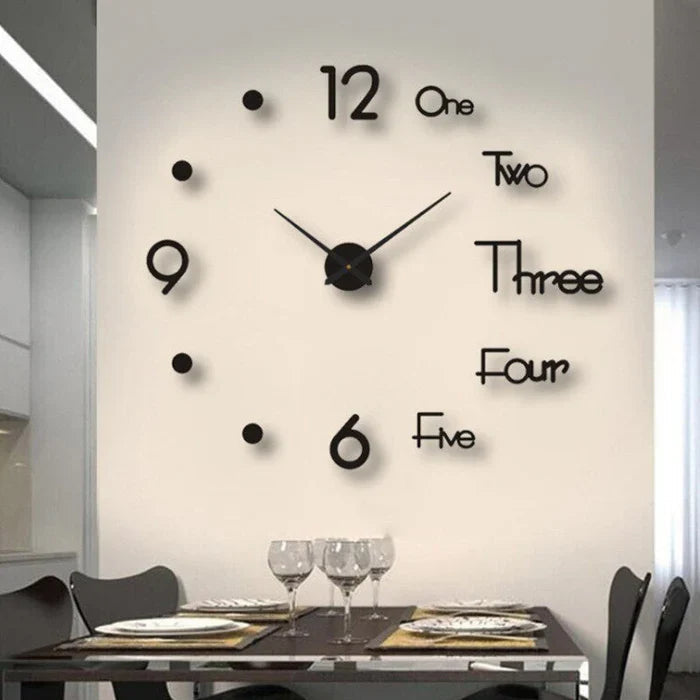 Modern Silent Home Wall Clock Decorative Design