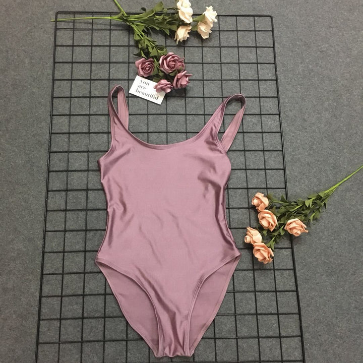 Women's swimsuit with a high cut and chic and stylish design
