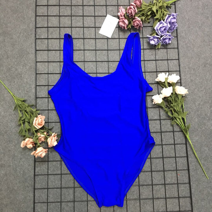 Women's swimsuit with a high cut and chic and stylish design