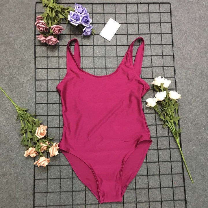 Women's swimsuit with a high cut and chic and stylish design