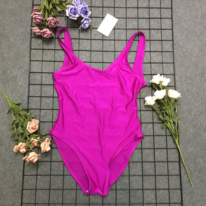 Women's swimsuit with a high cut and chic and stylish design