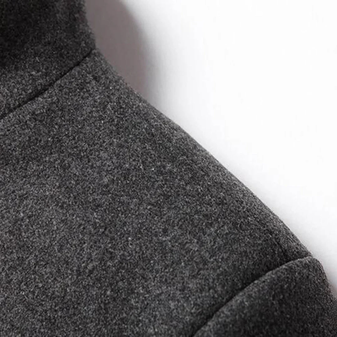 Alexander – Long Formal Men’s Coat with Timeless Elegance