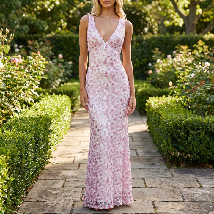 Alivina - Floral Maxi Dress