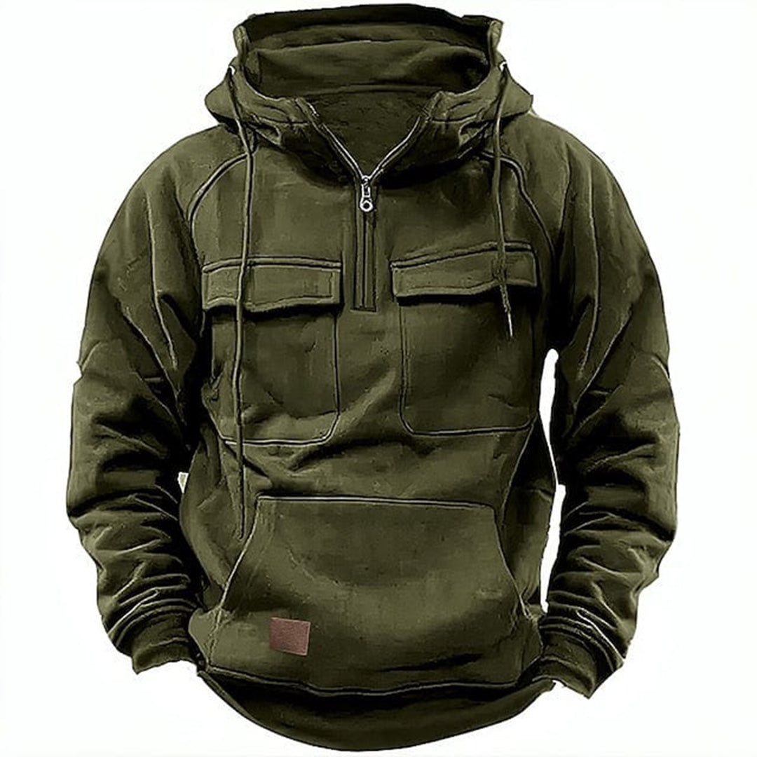 Retro Motorcycle Hoodie for Men Rugged Style Meets Everyday Comfort
