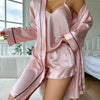 Three-piece Satin Pyjama Set Barbara