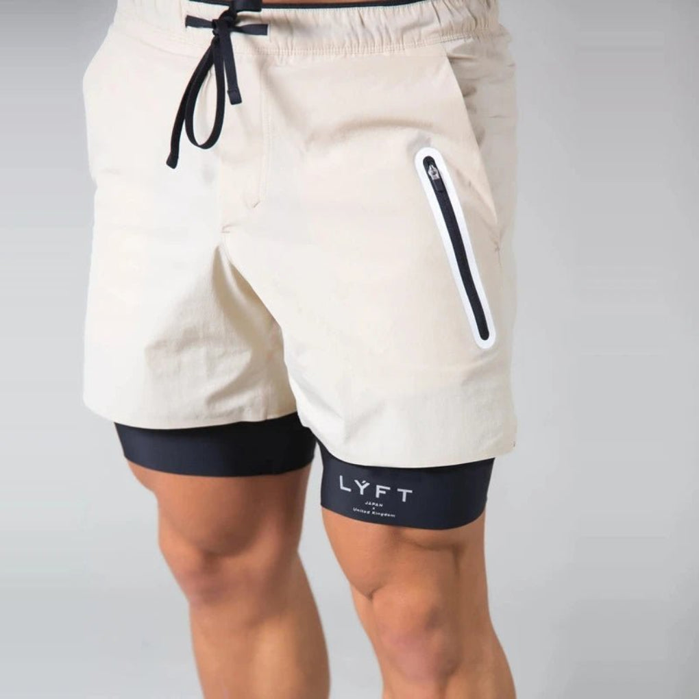 Men's 2-in-1 Sports and Training Shorts